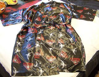 Essendon Bombers AFL Mens Satin Dressing Gown Robe New