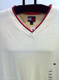 Tommy Hilfiger Cotton Short Sleeve V Neck Casual T Shirt Mens Size XXL