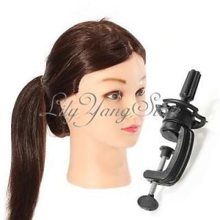 22 Brown 70% Real Hair Hairdressing Cutting Training Mannequin Head 