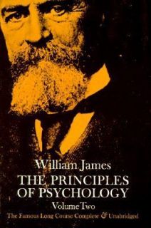   Psychology Vol. 2 by William James 1950, Paperback, Unabridged