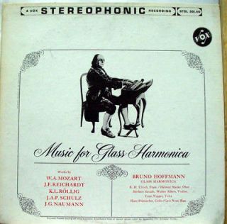BRUNO HOFFMANN music for glass harmonica LP VG RVG