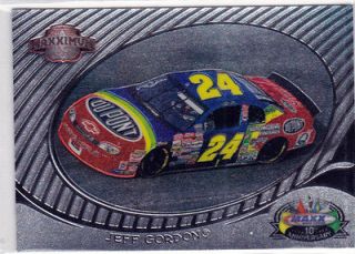 1998 JEFF GORDON MAXX 10th ANNIVERSARY MAXXIMUM PREVIEW INSERT CARD # 