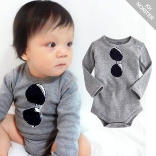 Made in Korea Gray Sunglass Boy Girl Unisex Infant Cotton Clothing 