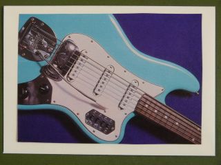   greetings card with music FENDER VI bass / happy birthday ? etc