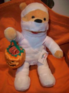 NWT Disney Winnie the Pooh in a Mummy Costume Halloween Decoration