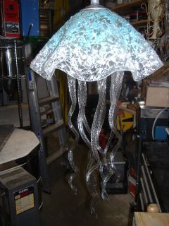   Chandelier   Glass Lamp   Jellyfish Light   Hand Blown   Primo Glass
