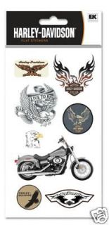 100 Harley Davidson Motorcycle Biker Decals Stickers Collection Set 