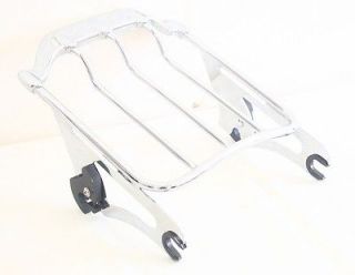 Detachable Air Wing Two up Luggage Rack for Harley HD Touring 09 up