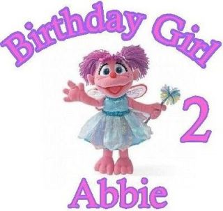 Abby Cadabby birthday name age baby girl one piece bodysuit custom 