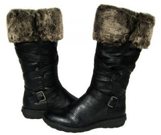   Black M69 BOOTS Knee High Winter Fur Lined Snow shoe Ladies size 9
