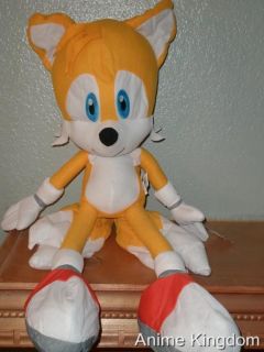 NWT NEW 20 SONIC THE HEDGEHOG TAILS PLUSH SUPER