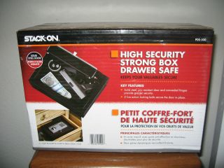 Stack On QAS 710 Electronic Keypad Lock Drawer Safe   Gun, Pistol 