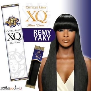   Go Cuticle Remy XQ 100% Remy Yaky Human Hair Weaving Hair Extension