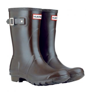 Hunter Short Classic Wellies (Chocolate) **Official UK Stockist 