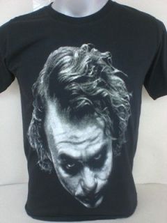 Heath Ledger T Shirt S M L XL Batman The Joker The Dark Knight Rises 