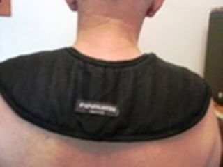 Comfy wrap w/medicinal seed soothes achy shoulders&neck​ pain relief 