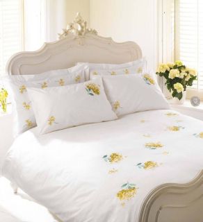 White & Yellow Hydrangea Bedding