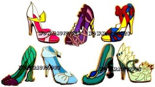 Disney Stylized Disney Princess Designer Shoes Booster Complete Set of 