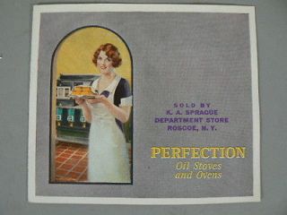 1927 Perfection Stoves Catalog NIce Graphics Colorful 