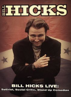 Bill Hicks Live Satirist, Social Critic, Stand Up Comedian DVD, 2004 
