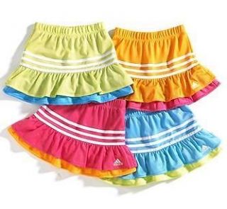 NWT ADIDAS Toddler Girls Skirt Little Girls Mesh Ruffle Skirt   2T 3T