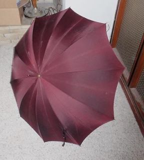 Vintage, Maroon, F., Hollander, and ,Son, Inc., Umbrella, 33 1/2