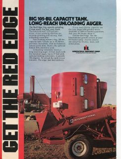 1981 International Harvester IH 1250 Grinder Mixer Tractor Ad