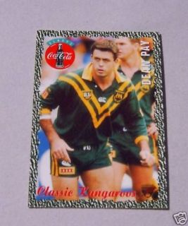 1995 coke rugby league card 11 dean pay