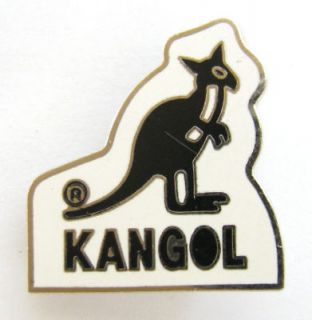 old badge english kangol headwear company adv label from bulgaria