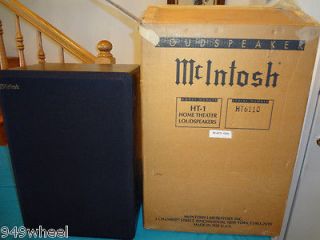 MCINTOSH HT 1 HOME THEATER LOUDSPEAKER (SINGLE) W/ ORIGNAL BOX
