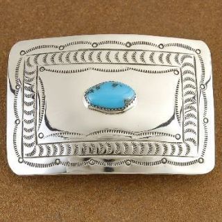 Navajo Indian Jewelry Turquoise Silver Native American Belt Buckle