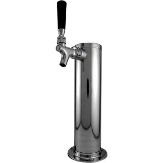   Draft Beer 3 Diameter Tower   Stainless Steel   Home Bar Kegerator
