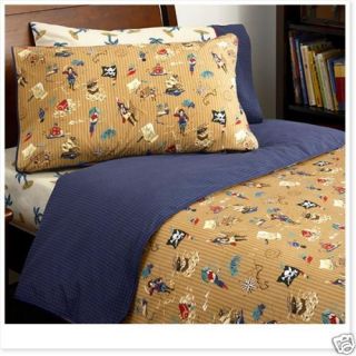 FRECKLES Pirate Island DOUBLE Quilt/Doona Cover Set COTTON New