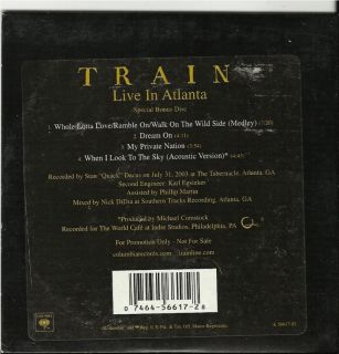 TRAIN Live in Atlanta 4 LIVE TRX Cover Remake & ACOUSTIC PROMO CD lou 