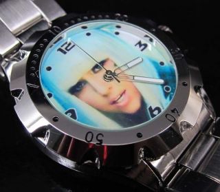 NEW Rotating Bezel Watch / Lady Gaga   Poker Face #2