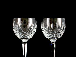 waterford crystal glass kenmare hock wine glasses 