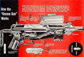   Grease Gun Cartridge Dan Todd .45 Caliber Slug Weapon Shell Barrel