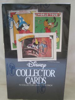 1991 DISNEY COLLECTOR CARDS   BRAND NEW AND SEALED BOX   36 PACKS OF 