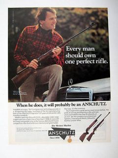 Anschutz 1422D Custom .22 22 Long Rifle 1983 print Ad advertisement