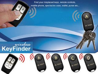Wireless Remote Key Finder Locator Seeker 4x Receivers