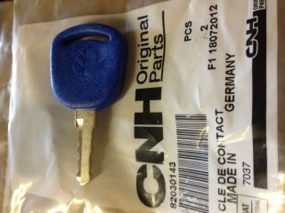Ford New Holland Case Ignition Start  KEY  T6000 T7000 TM 40 T5000 