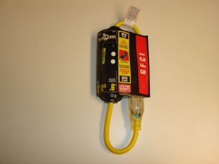 Yellow Jacket #2817, 12/3 x 2 FT. GFCI In Line Extension Cord