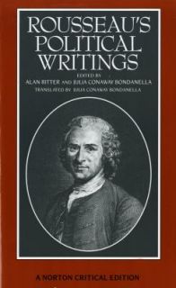   Political Writings by Jean Jacques Rousseau 1987, Paperback