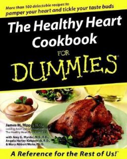   Heart Cookbook for Dummies by James M. Rippe 2000, Paperback