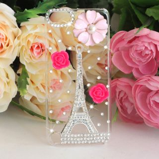   Eiffel Tower Bling Diamond Hard Back Case For Apple iPod touch 5th Gen