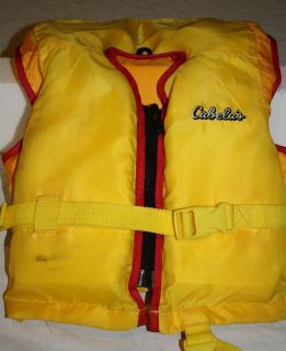 Cabelas Infant Baby Life Vest Life Jacket US Coast Guard Apprvd Under 