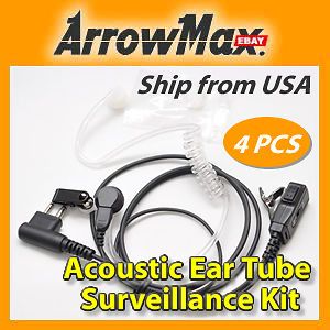   Ear Tube Surveillance Kit for Motorola GP300 P110 P200 P1225 CP200