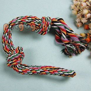 Dog Pet Cotton Knot Rope Playing Toy For Large Dog 57cm
