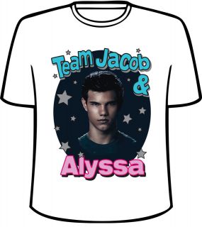 Personalized Team Jacob Jacob from Twilight T Shirt