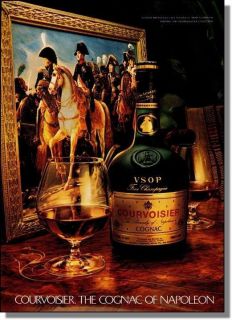 1981 Courvoisier   The Cognac of Napoleon   Print Ad